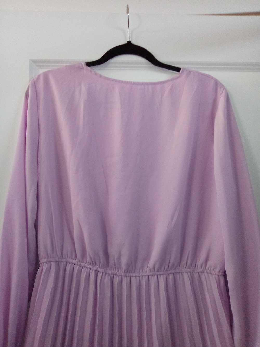 BBX Lephant  Soft Girl Cottagecore Lilac Pleated A-Line Dress Size XL - Picture 7 of 7